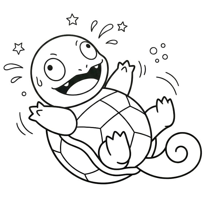 Squirtle dai Pokemon da colorare