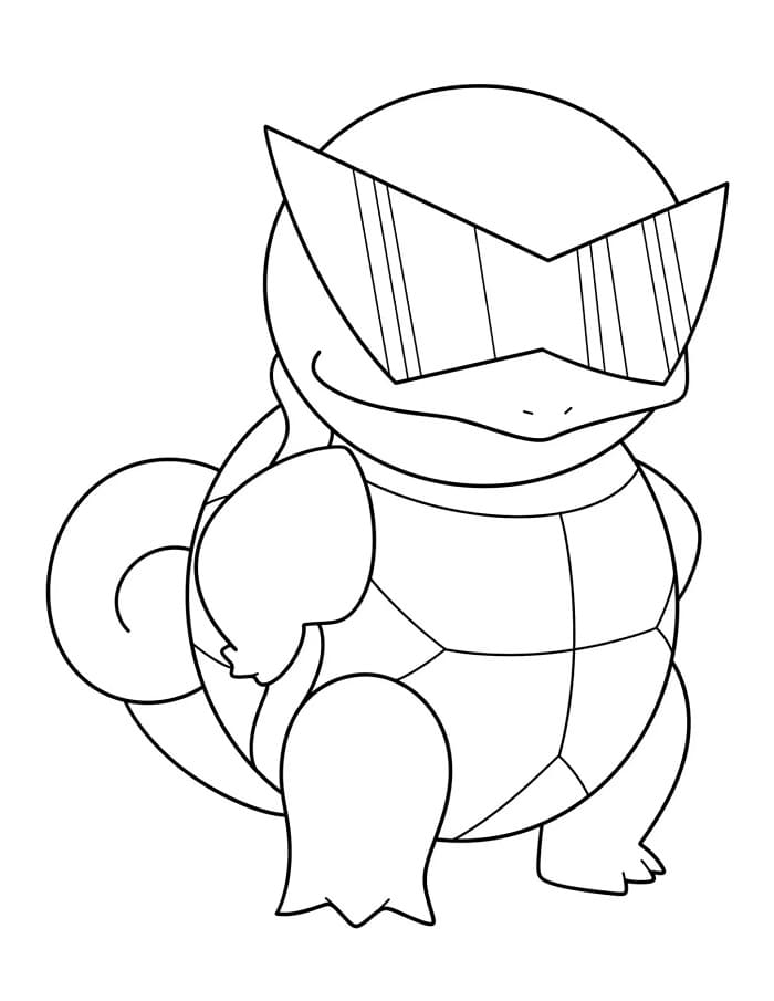 Squirtle per Bimbi da colorare