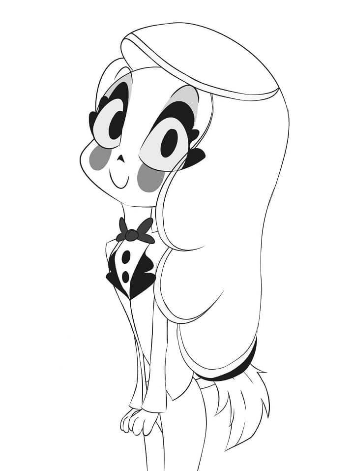 Stampa Hazbin Hotel da colorare