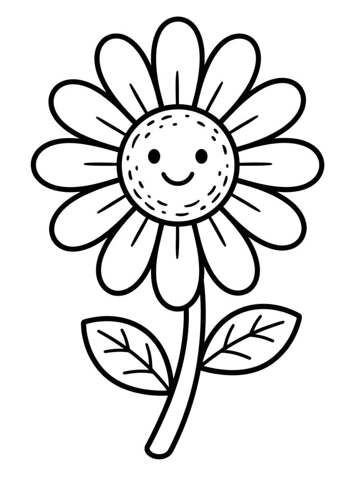 Stampa Margherita da colorare