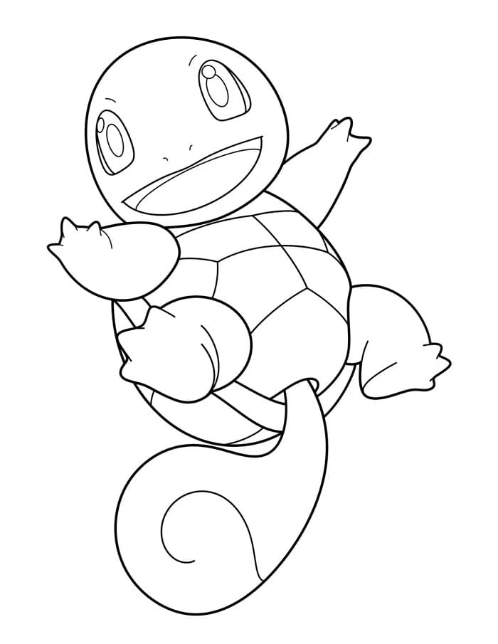Stampa Squirtle da colorare