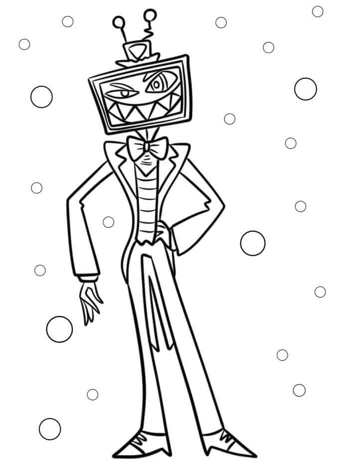 Stampabile Gratis Hazbin Hotel da colorare