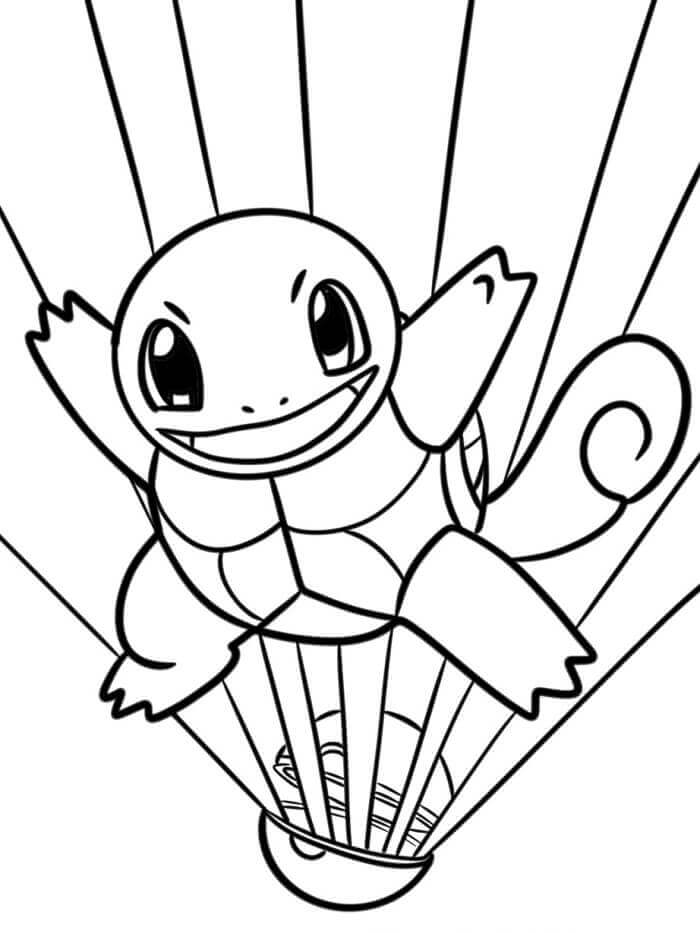 Stampabile Gratis Squirtle da colorare