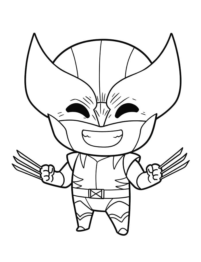Stampabile Wolverine Omaggio da colorare