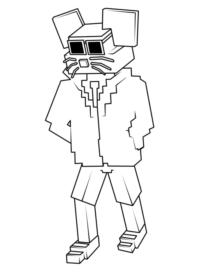 Tim Cheese Steal a Brainrot da colorare