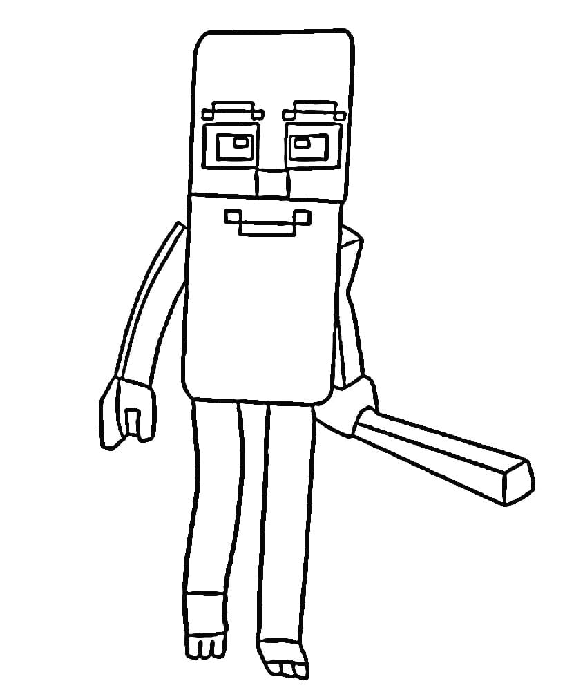 Tung Tung Tung Sahur Steal a Brainrot da colorare