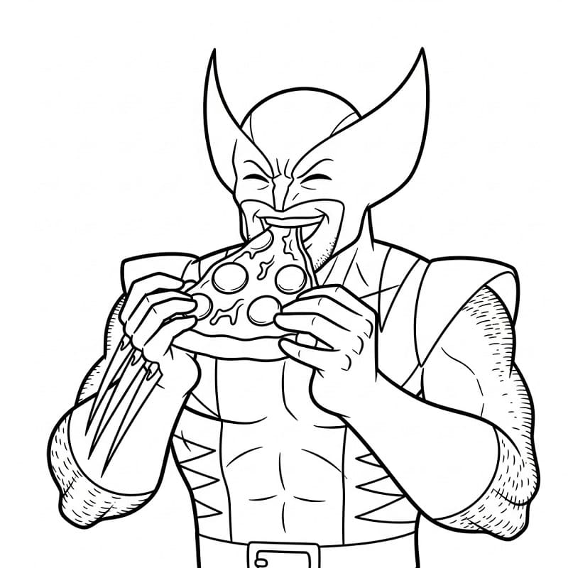 Wolverine Stampabile da colorare