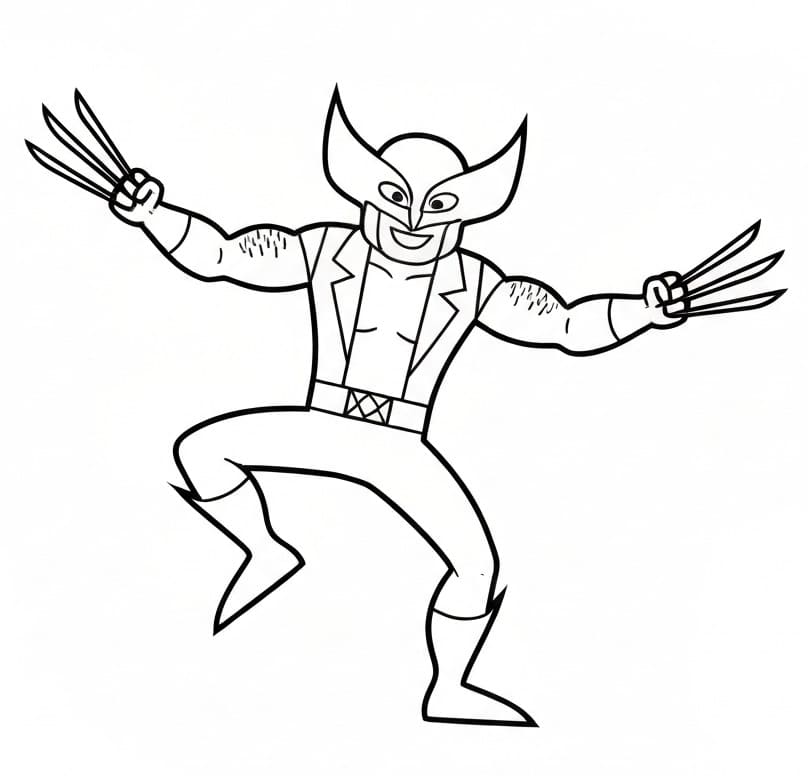 Wolverine da Stampare da colorare