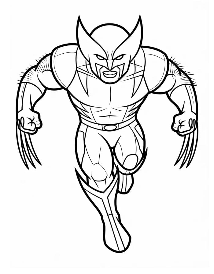 Wolverine da colorare