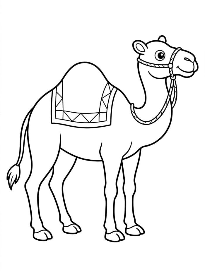 Cammello Animale da colorare
