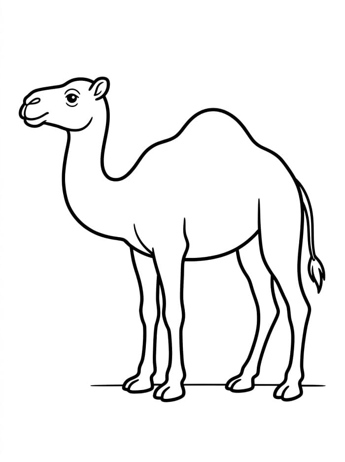 Cammello Figo da colorare