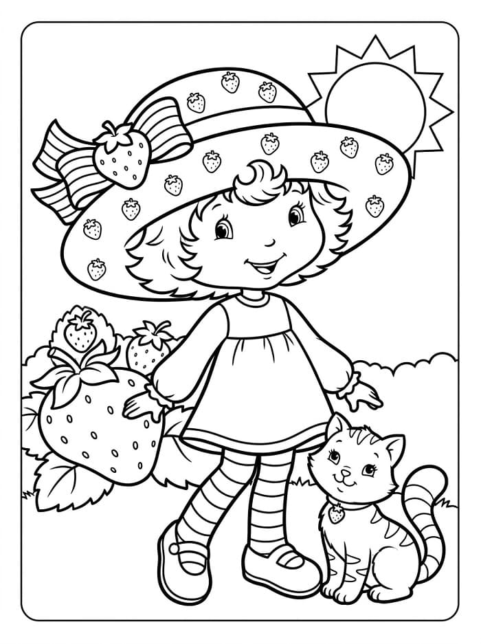 Fragolina Dolcecuore Adorabile da colorare