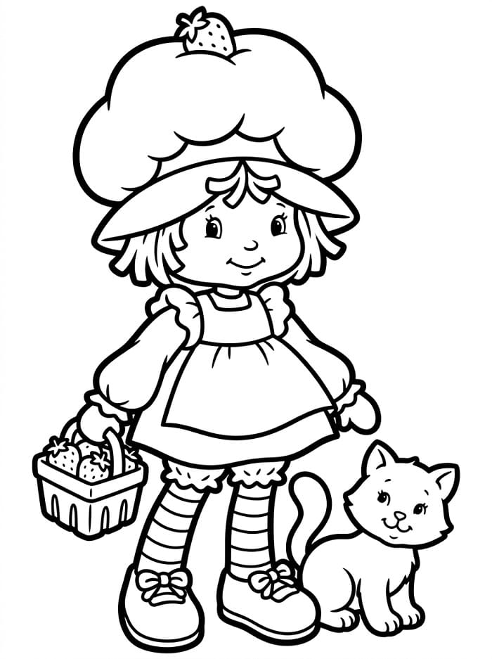 Fragolina Dolcecuore Animata da colorare