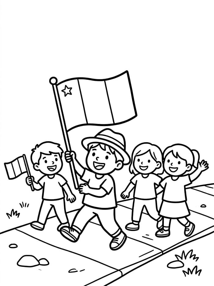 Gratis Festa della Repubblica per Bimbi da colorare