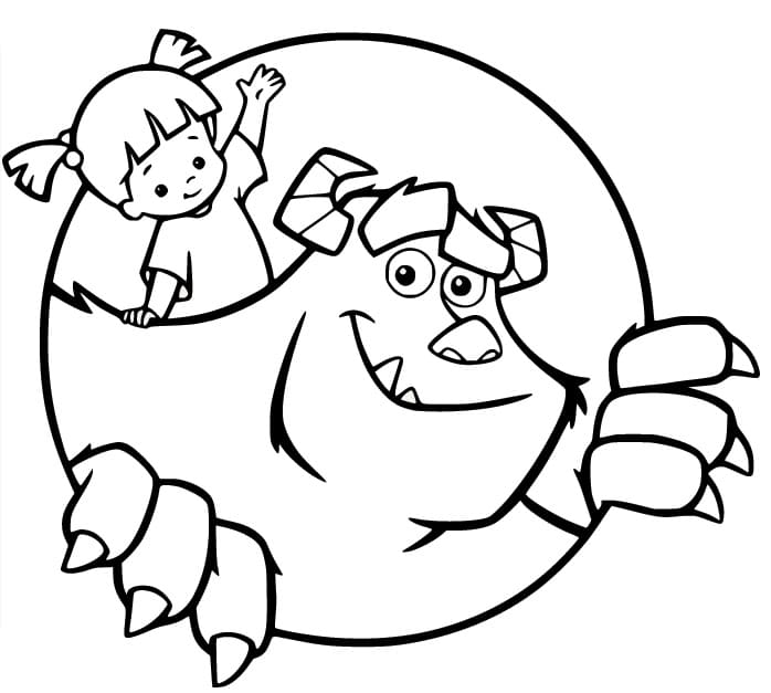 Gratis Monsters e Co per Bimbi da colorare