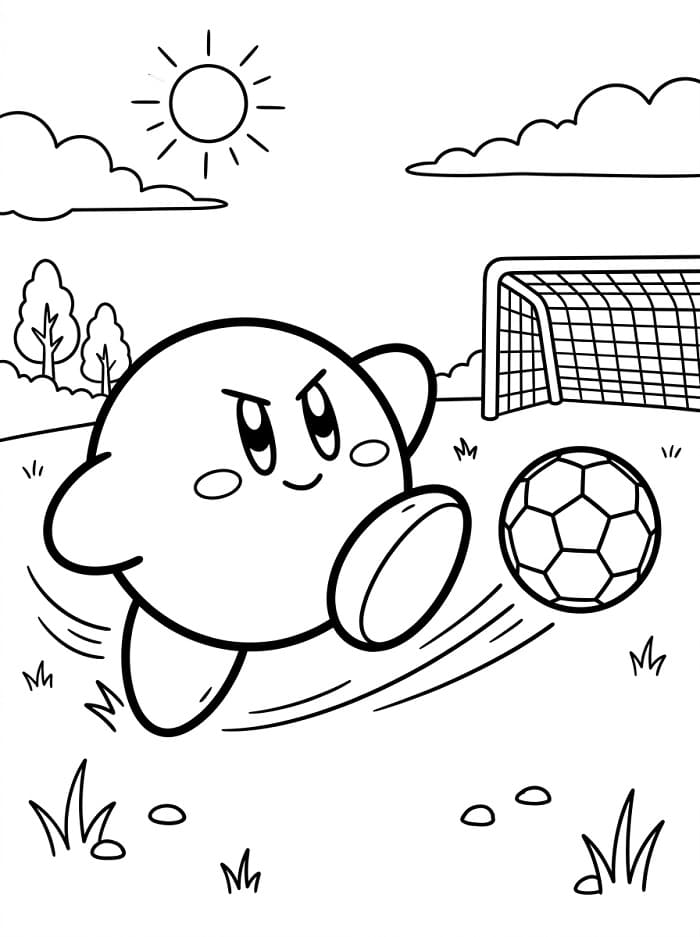 Kirby Carino da colorare