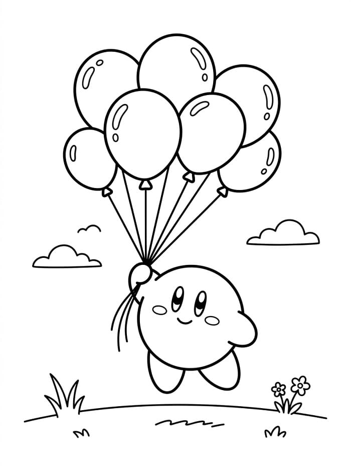 Kirby da colorare