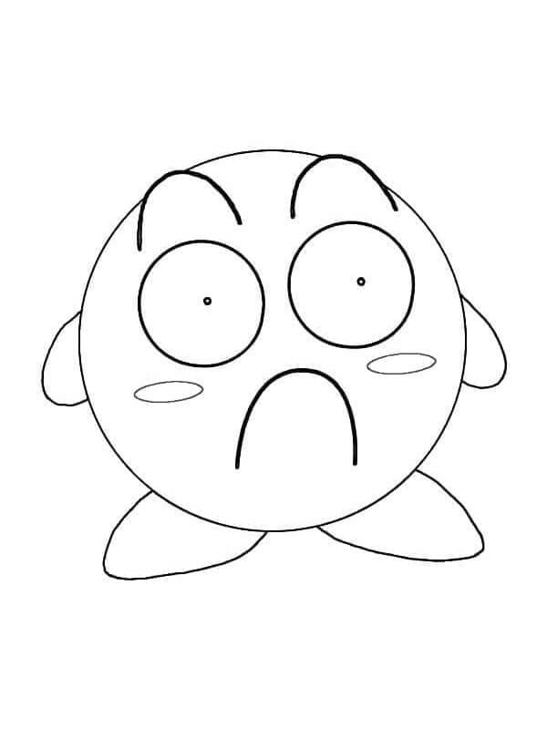 Kirby Immagine Gratis da colorare