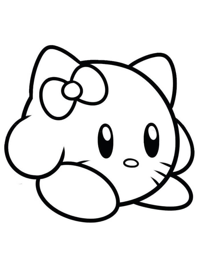 Kirby Stampabile per Bambini da colorare