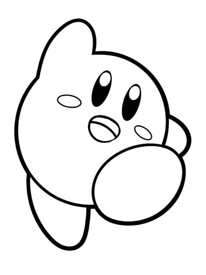 Kirby Stampabile per Piccoli da colorare