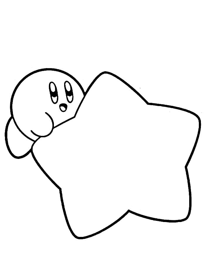 Kirby Stampabile da colorare