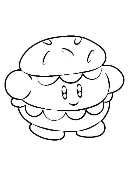 Kirby per Bimbi di 1 Anno da colorare