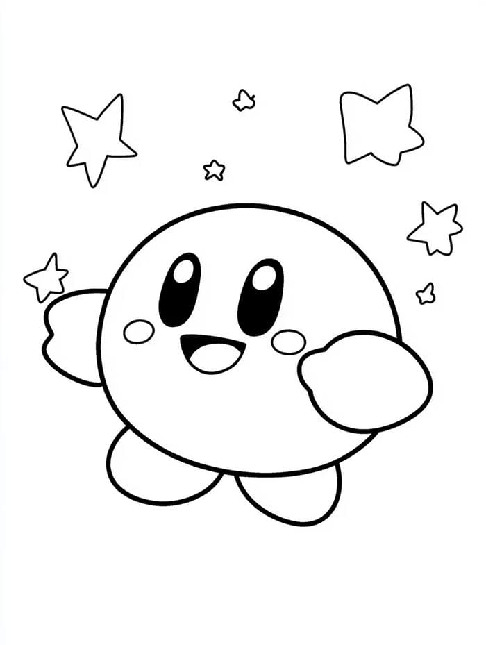 Kirby per Bimbi da colorare
