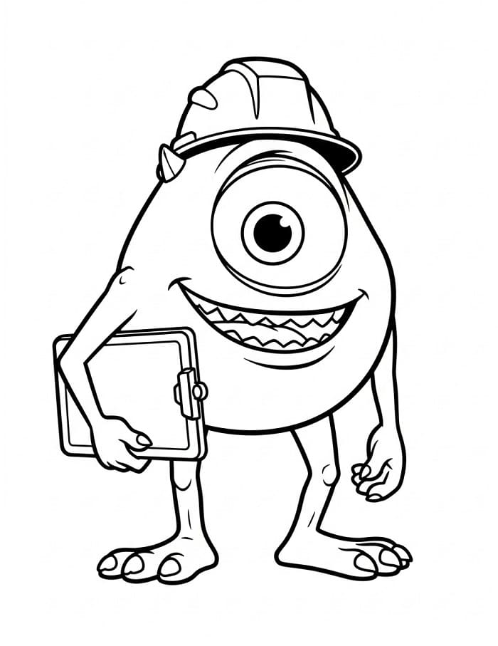 Monsters e Co Animato da colorare