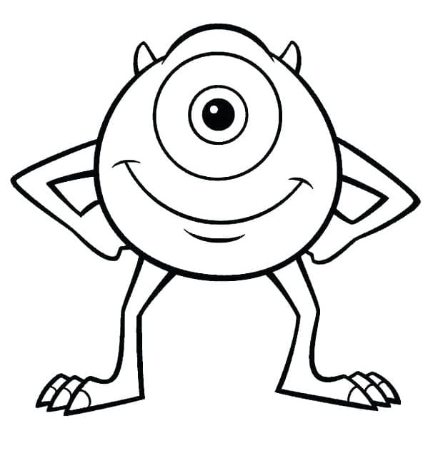 Monsters e Co Disney Pixar da colorare