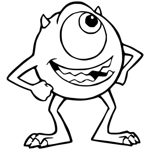 Monsters e Co Gratuito da colorare