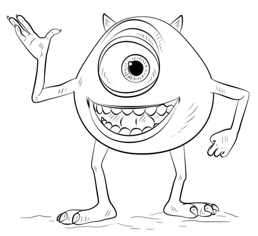 Monsters e Co Immagine Gratis da colorare