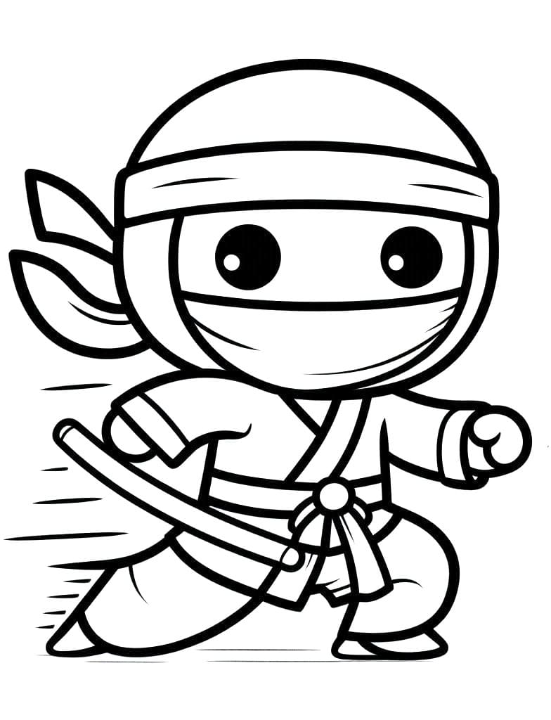 Ninja Leggero da colorare