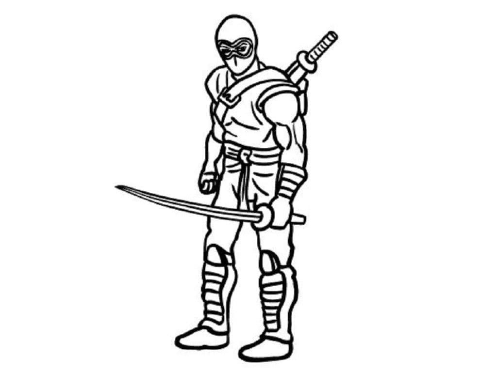 Ninja da Colorare da colorare