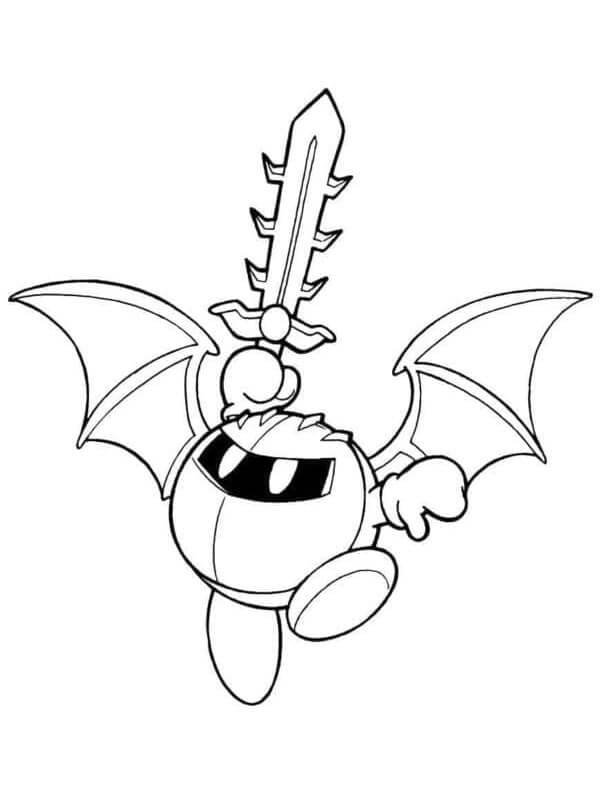 Stampabile Gratis Kirby da colorare