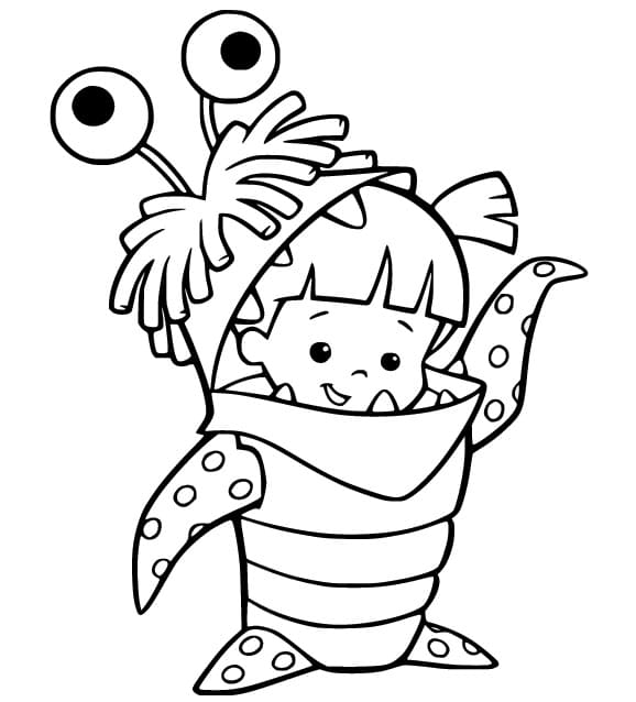 Stampabile Gratis Monsters e Co da colorare