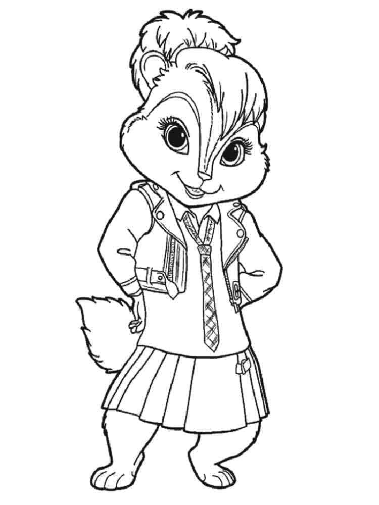 Alvin Superstar Immagine Gratis da colorare