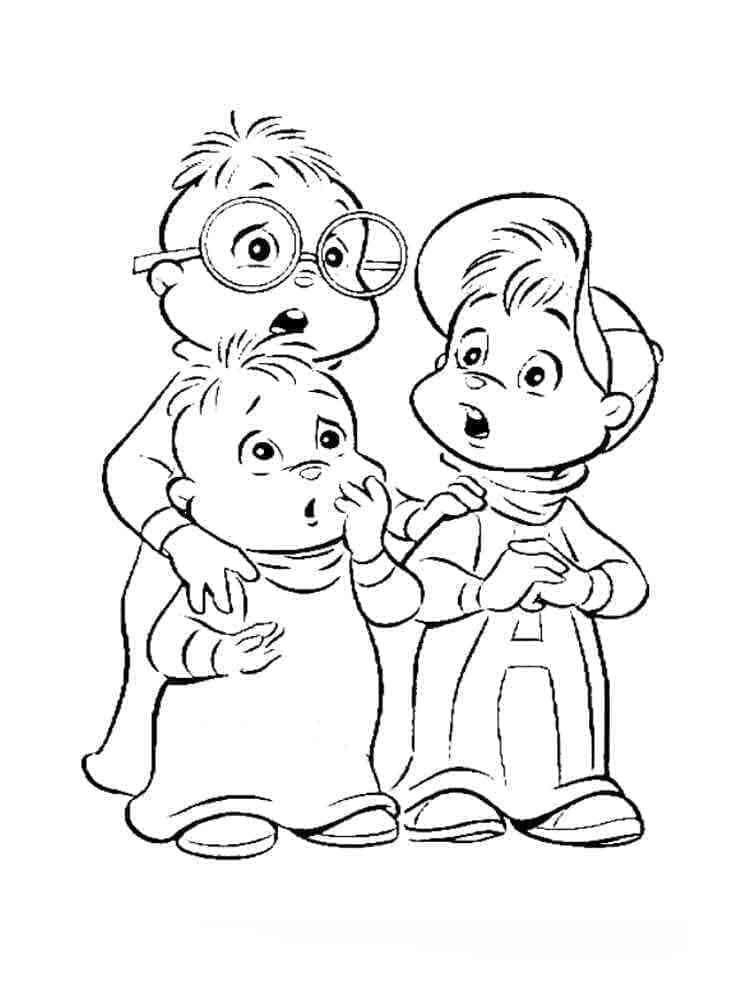 Alvin Superstar per Bimbi di 2 Anni da colorare