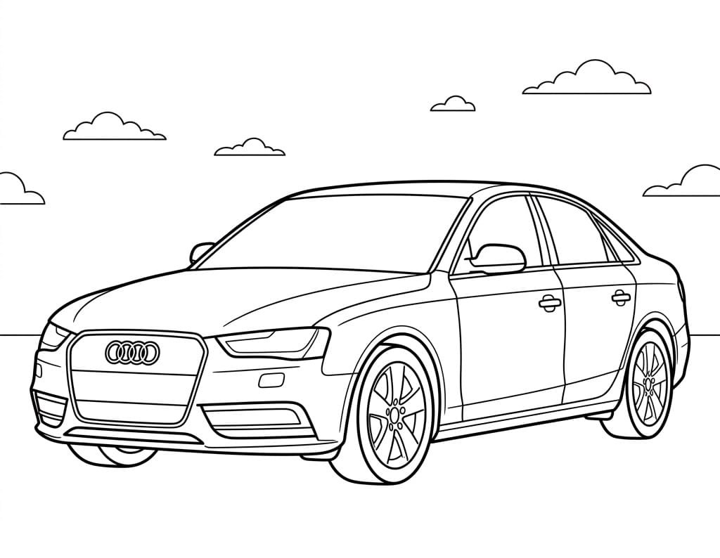 Audi Gratuito da colorare
