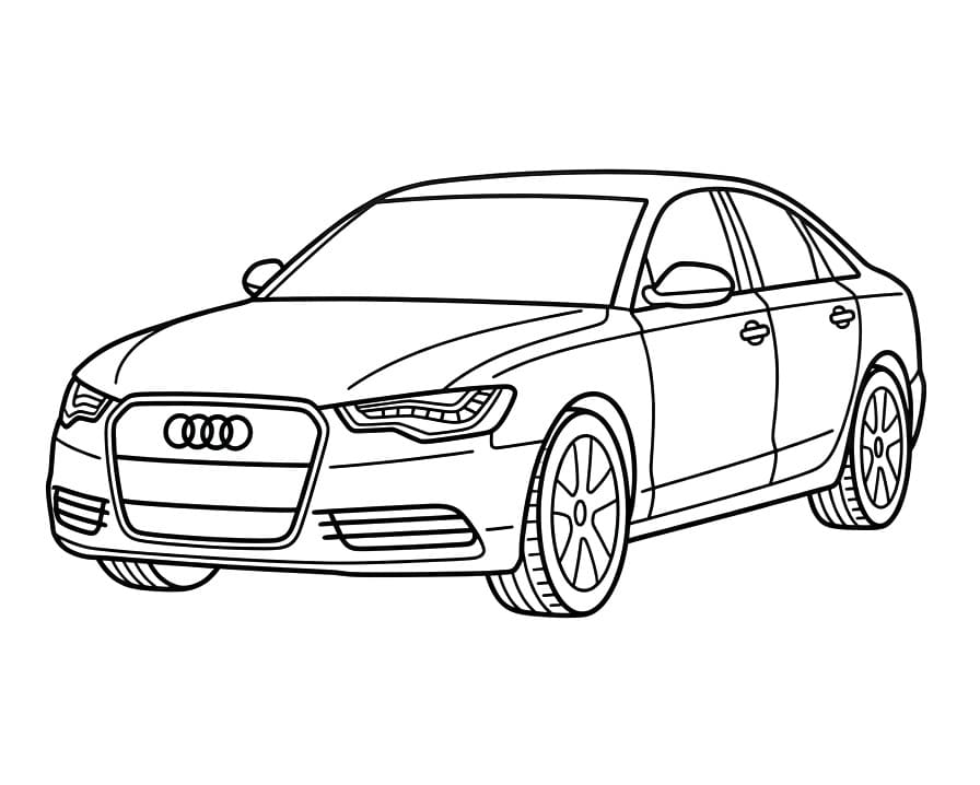 Audi Normale da colorare