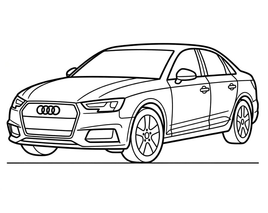 Audi Omaggio da colorare
