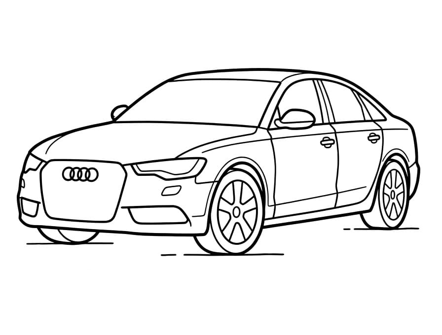 Audi Perfetto da colorare