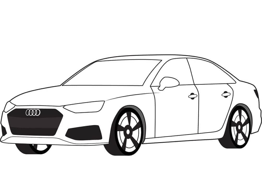 Audi per Bimbi di 1 Anno da colorare