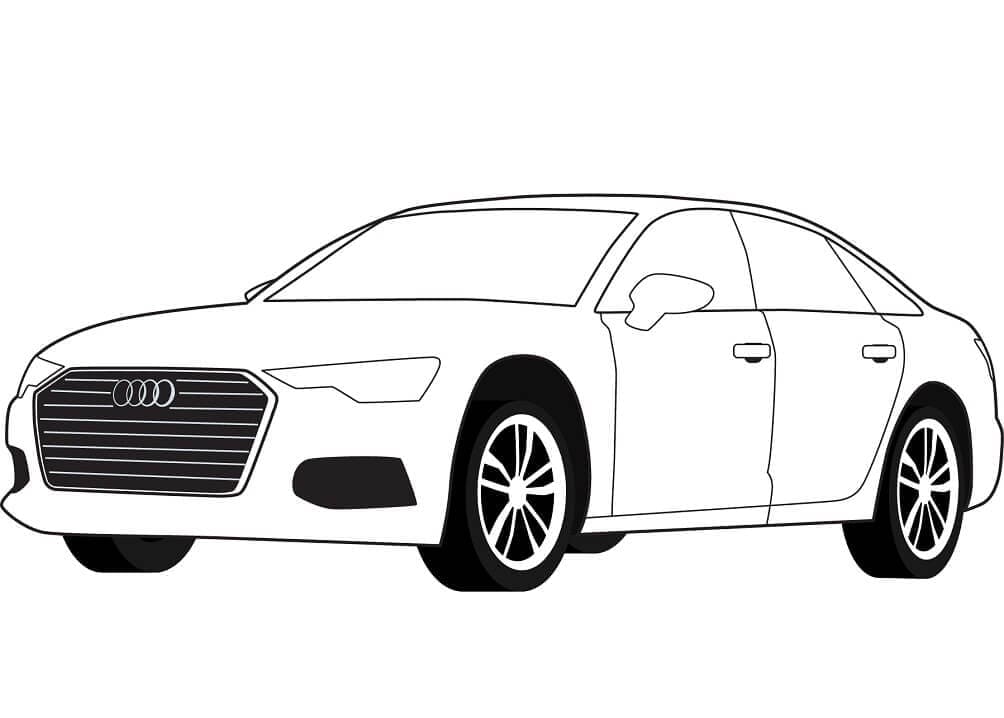 Audi per Bimbi di 4 Anni da colorare