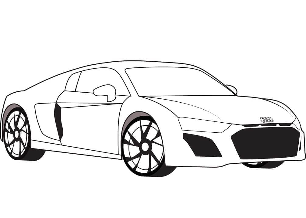 Audi per Bimbi da colorare