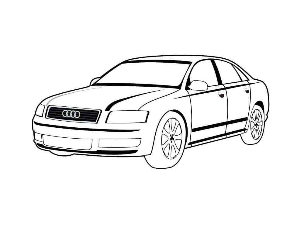 Gratis Audi Stampabile da colorare