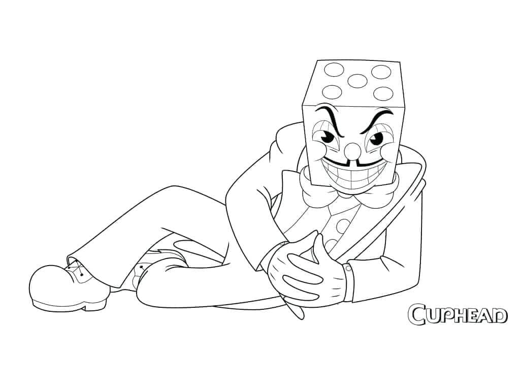 Gratis Immagine Cuphead da colorare