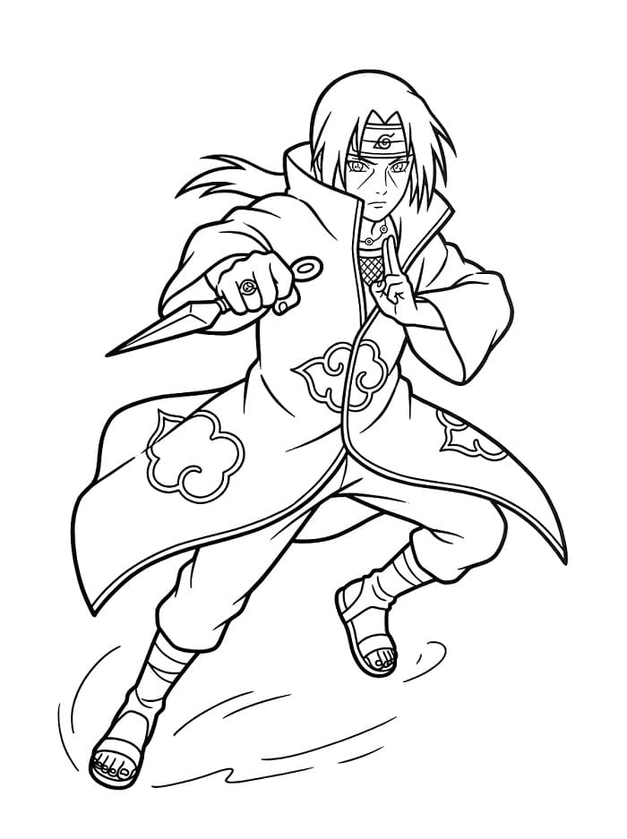 Gratis Immagine Itachi da colorare