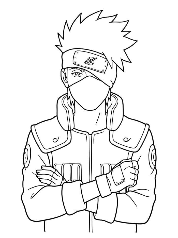 Gratis Immagine Kakashi da colorare