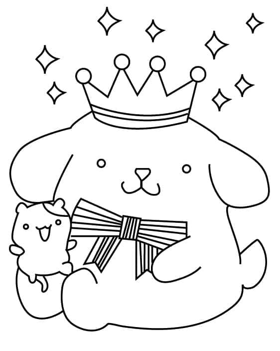 Gratis Immagine Pompompurin da colorare