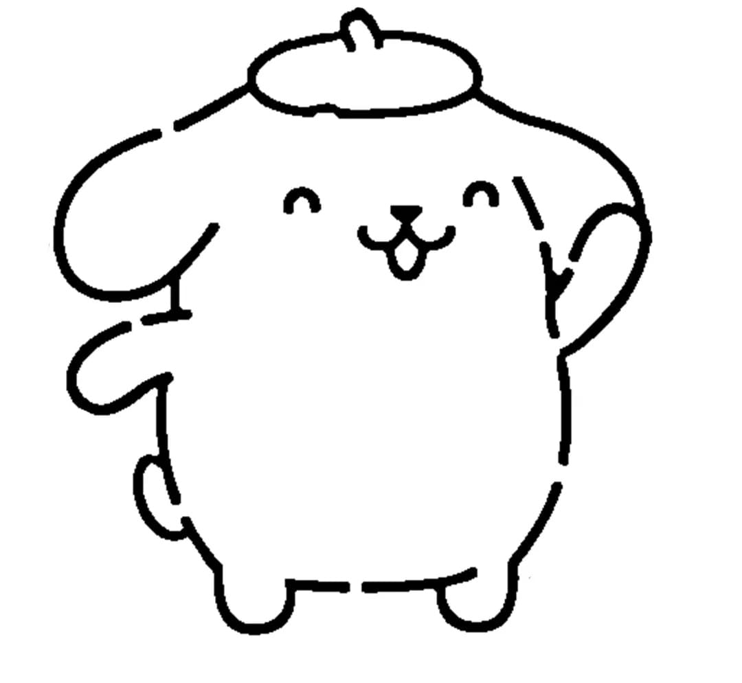 Gratis Pompompurin per Bimbi da colorare